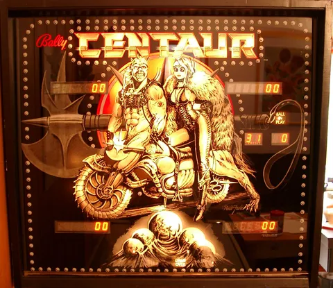 Centaur / Centaur II, Backglas
