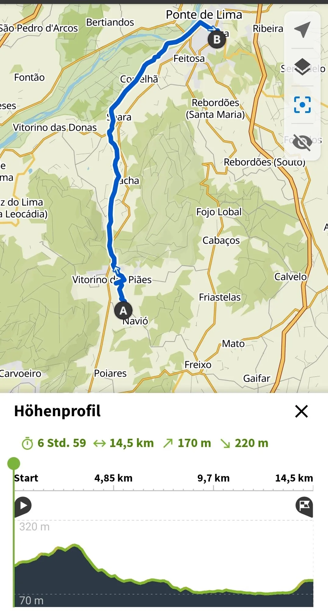 Camino Portugues Central Tag 5