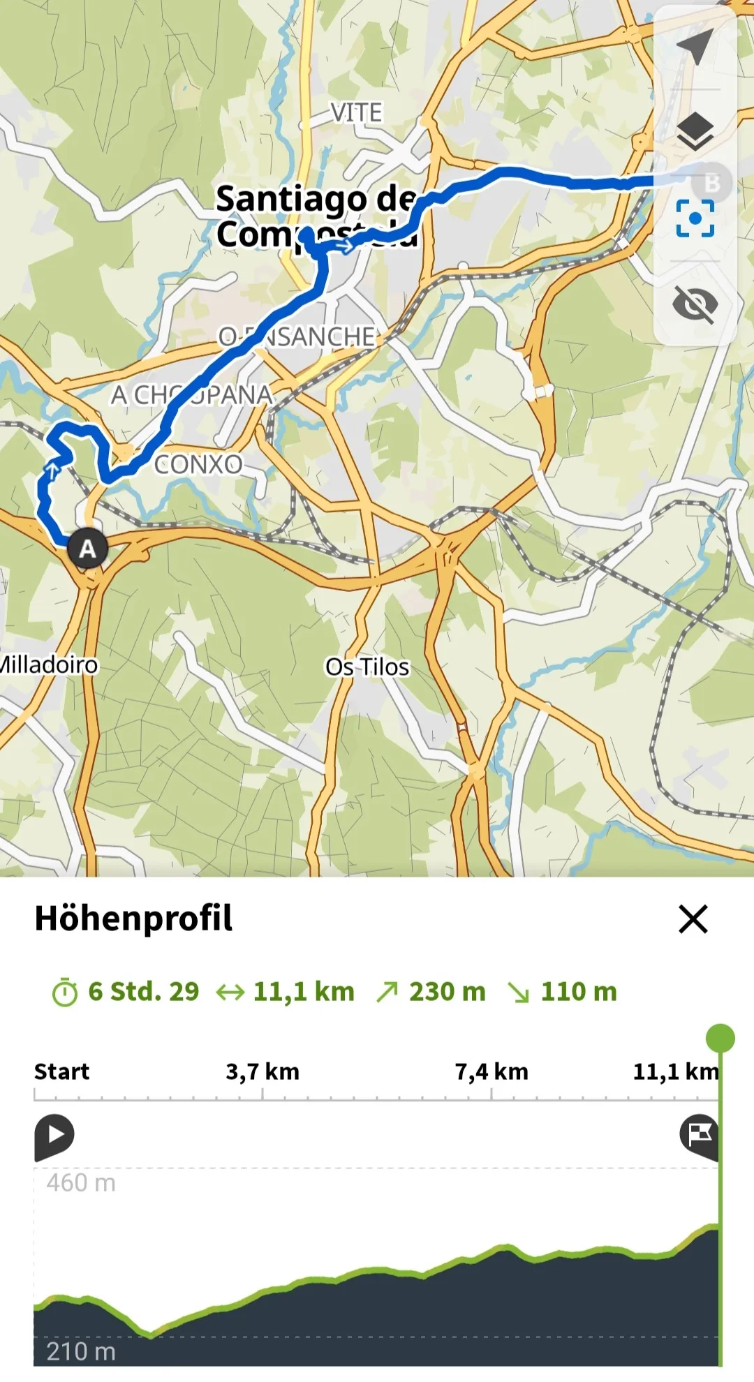 Camino Portugues Central Tag 14