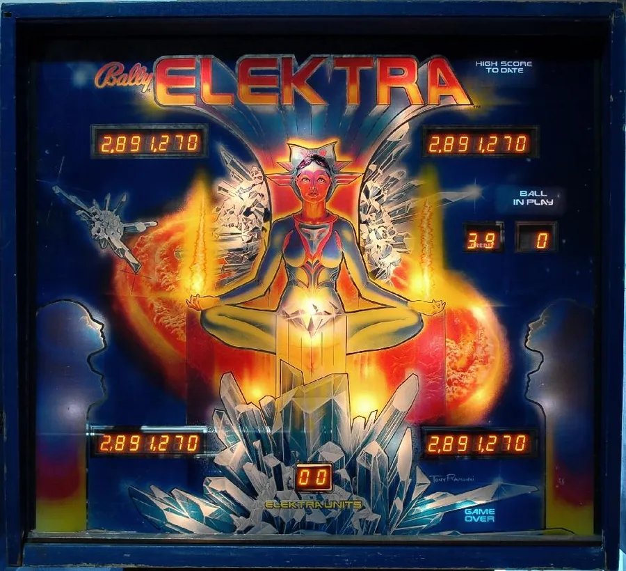 Elektra, Backglas