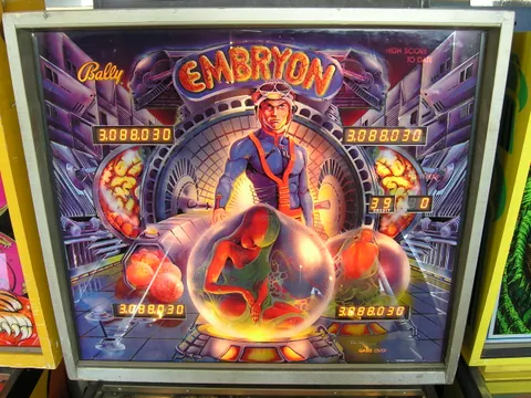 Embryon, Backglas
