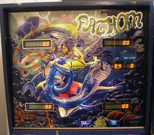 Fathom, Backglas
