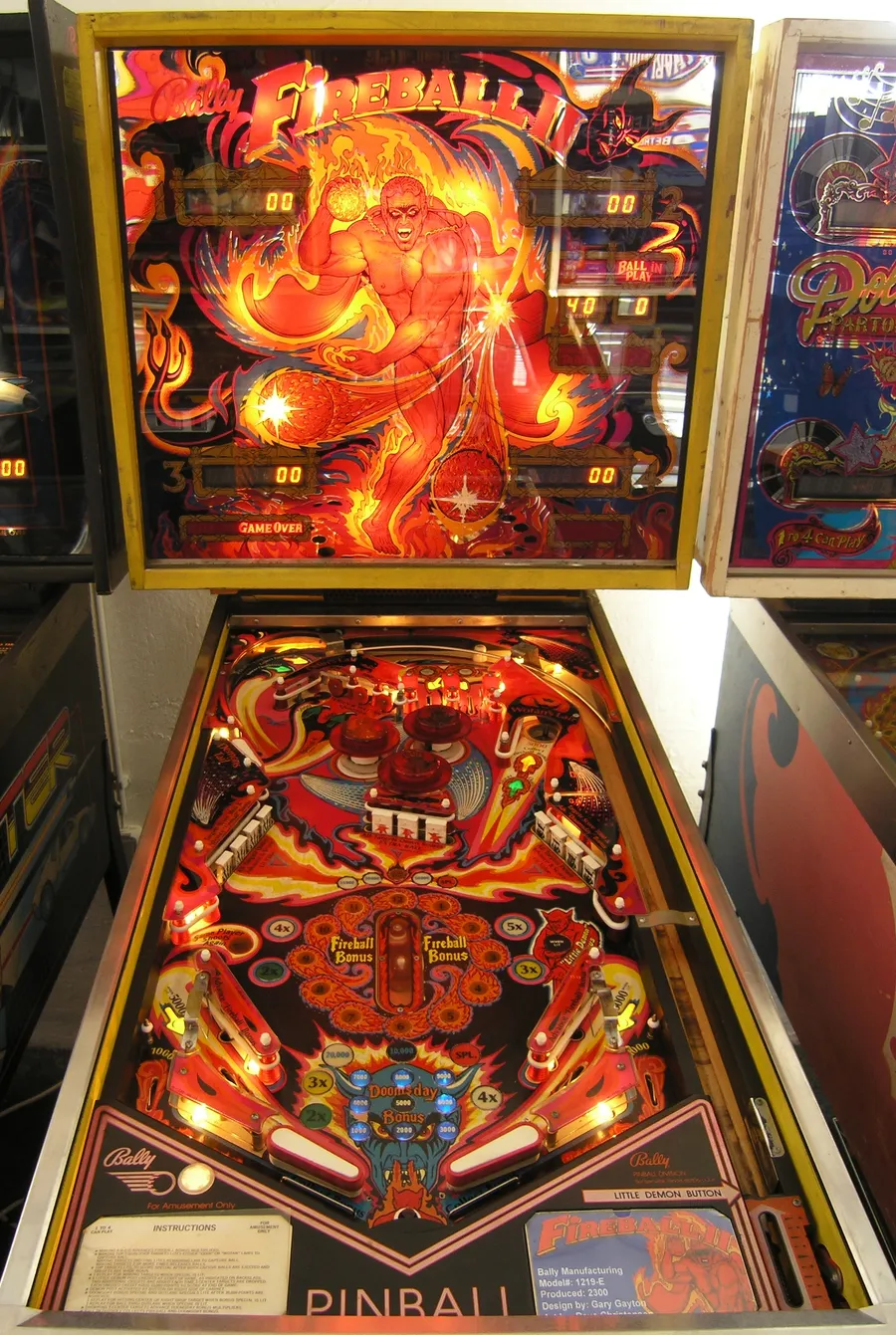 Fireball II, Maschine