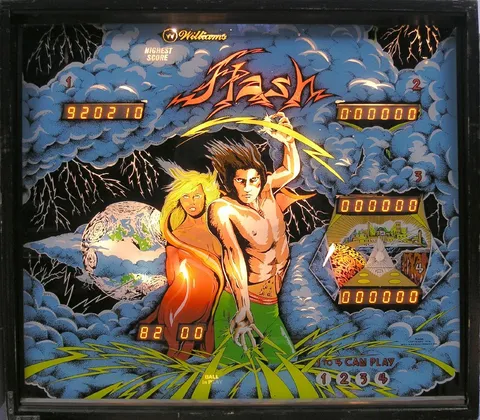 Flash, Backglas