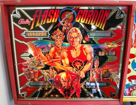 Flash Gordon, Backglas