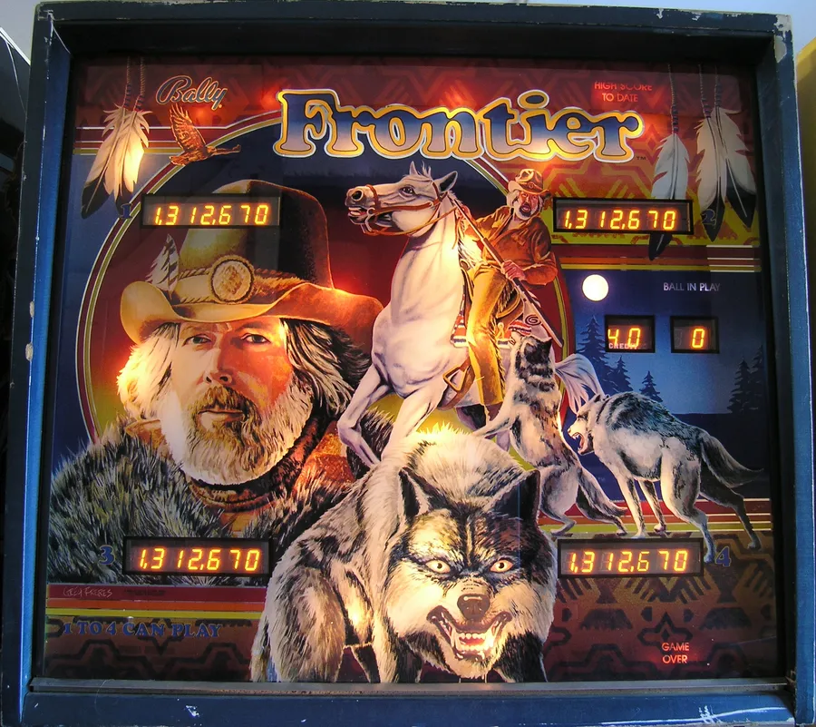 Frontier, Backglas