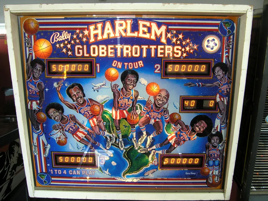 Harlem Globetrotters, Backglas