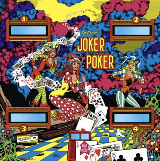 Joker Poker, Backglas
