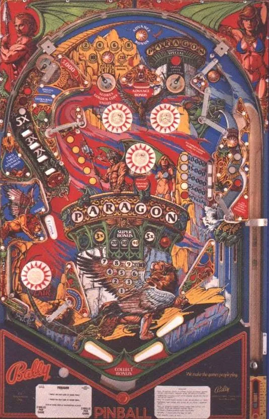 Paragon, Spielfeld