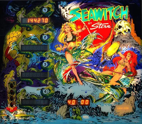 Seawitch, Backglas