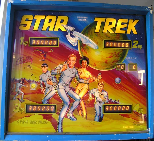 Star Trek, Backglas