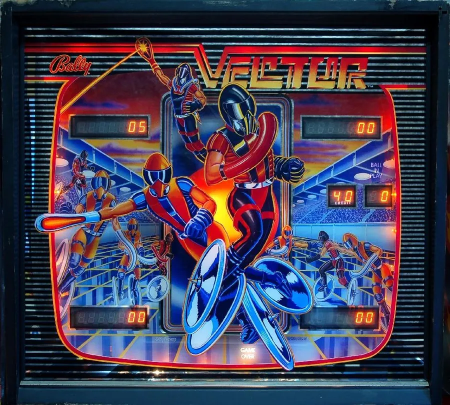 Vector, Backglas